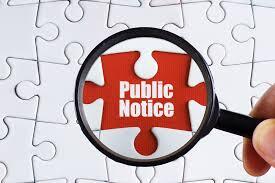 Make Sure You Have Proper Public Notices With Us!